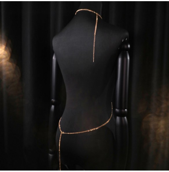 MizzZee - LuxePearl Adjustable Body Chain (Gold) MizzZee - LuxePearl Adjustable Body Chain (Gold)